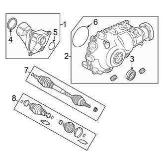 Land Rover OE - Front Suspension - Carrier & Front Axles