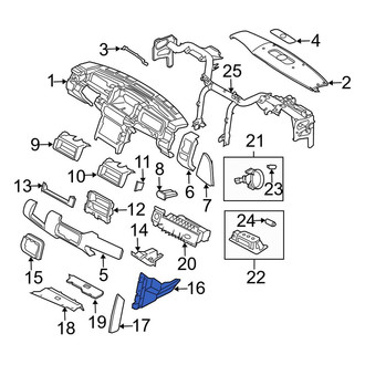 Land Rover OE - Left Outer Instrument Panel Trim Panel