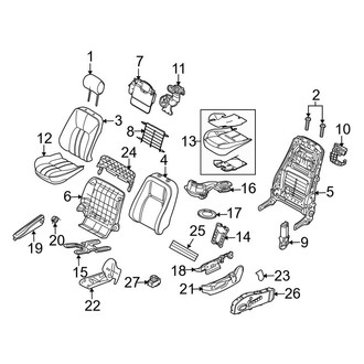 Land Rover OE - Seats & Tracks - Front Seat Components (Premium Seats)