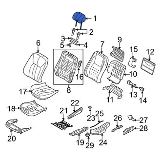 Land Rover OE - Front Headrest