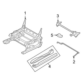 Land Rover OE - Seats & Tracks - Tracks & Components (Manual Seat)