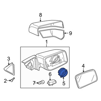 Land Rover OE - Front Door Mirror Drive Motor