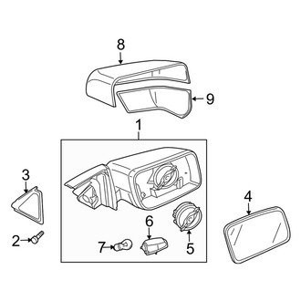 Land Rover OE - Front Door - Outside Mirrors