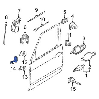 Land Rover OE - Front Door Check