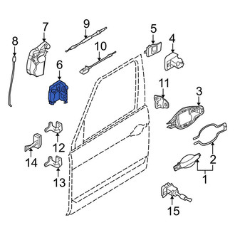 Land Rover OE - Front Left Door Latch Assembly