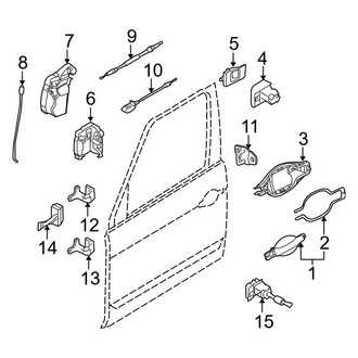 Land Rover OE - Front Door - Lock & Hardware