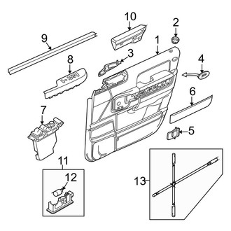 Land Rover OE - Front Door - Interior Trim (HSE / Supercharged / Westminster Edition)