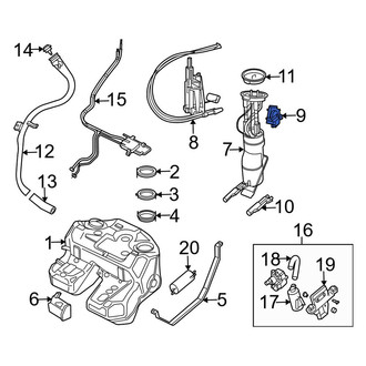 Land Rover OE - Left Fuel Tank Sending Unit