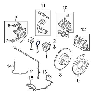 Land Rover OE - Wheel Bearing Snap Ring