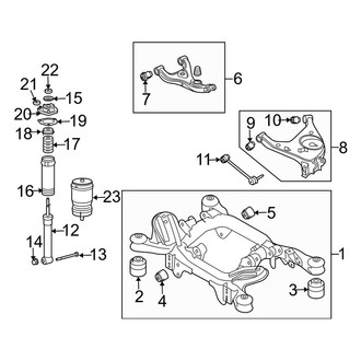 Land Rover OE - Rear Suspension - Suspension Components (Autobiography / HSE / HSE Lux / Supercharged)