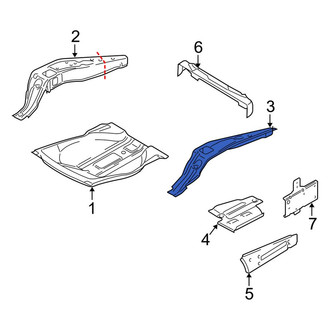 Land Rover OE - Rear Right Frame Side Member