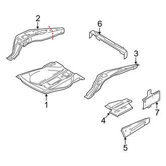 Land Rover OE - Rear Body & Floor - Rear Floor