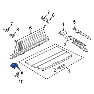 Land Rover OE - Rear Right Forward Trunk Trim Panel