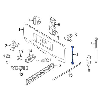 Land Rover OE - Left Tailgate Support Cable