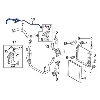 Land Rover OE - Engine Coolant Overflow Hose