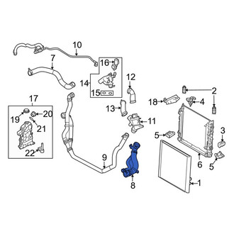 Land Rover OE - Lower Radiator Coolant Hose