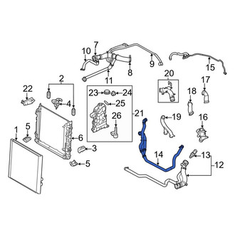 Land Rover OE - Engine Coolant Crossover Pipe