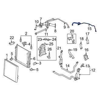Land Rover OE - Engine Coolant Overflow Hose