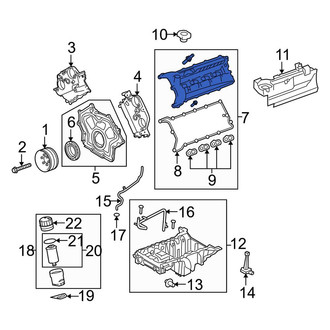 Land Rover OE - Right Engine Valve Cover