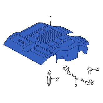 Land Rover OE - Left Engine Cover