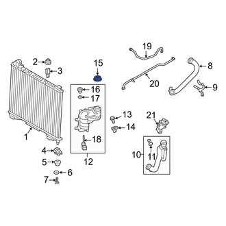 Land Rover OE - Engine Coolant Reservoir Cap