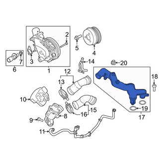 Land Rover OE - Engine Coolant Outlet Flange