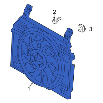 Land Rover OE - A/C Condenser Fan Assembly