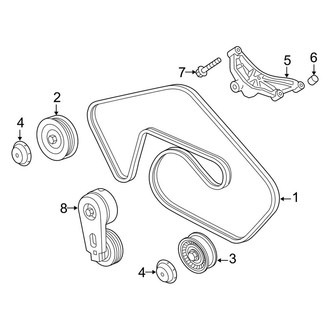 Land Rover OE - Cooling - Belts & Pulleys (Primary), (Autobiography / Supercharged / SV Autobiography 5.0L)