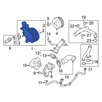 Land Rover OE - Engine Water Pump