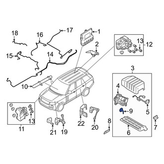 Land Rover OE - Air Suspension Compressor Insulator