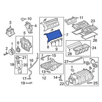 Land Rover OE - Right Engine Valve Cover Gasket