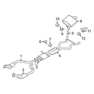 Land Rover OE - Exhaust System - Exhaust Components (5.0L)