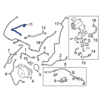 Land Rover OE - Right PCV Valve Hose
