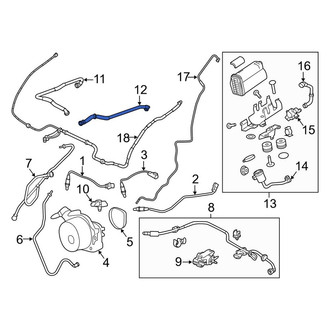 Land Rover OE - Left PCV Valve Hose