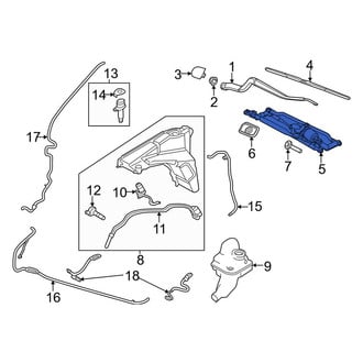 Land Rover OE - Front Wiper Motor