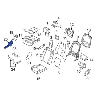 Land Rover OE - Front Right Outer Seat Trim Panel