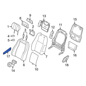 Land Rover OE - Front Right Seat Armrest