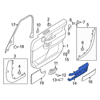 Land Rover OE - Front Left Door Armrest