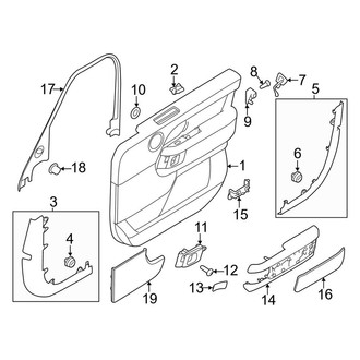 Land Rover OE - Front Door - Interior Trim (Trim Panel & Moldings)