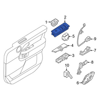 Land Rover OE - Front Left Door Window Switch