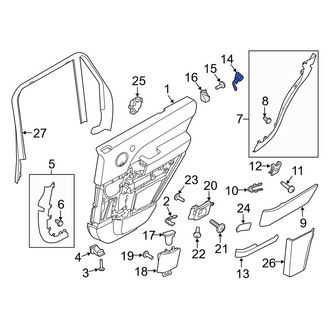 Land Rover OE - Rear Right Door Panel Insert