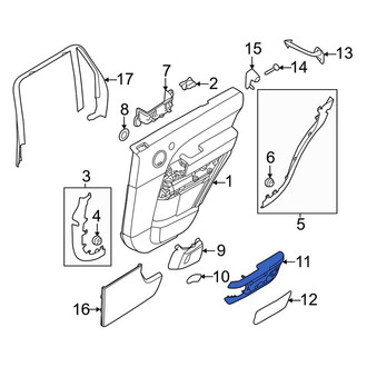 Land Rover OE - Front Left Door Armrest