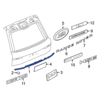 Land Rover OE - Rear Liftgate Finish Panel