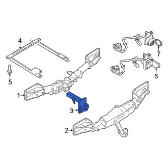 Land Rover OE - Rear Trailer Hitch Ball Mount