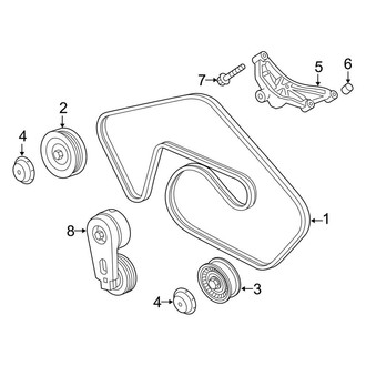 Land Rover OE - Cooling - Belts & Pulleys (Primary), (3.0L Gas)