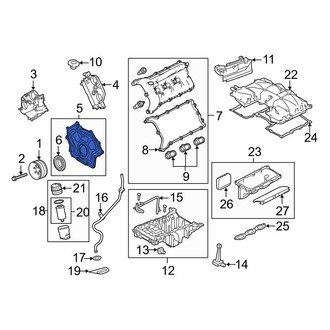Land Rover OE - Lower Engine Timing Cover