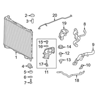 Land Rover OE - Cooling - Radiator & Components (Main), (Diesel)