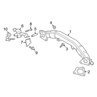 Land Rover OE - Exhaust System - Exhaust Components (Front Section), (Base / HSE Diesel)