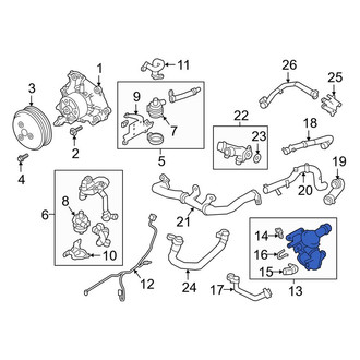Land Rover OE - Engine Coolant Thermostat Kit