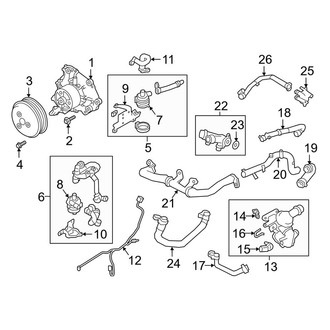 Land Rover OE - Cooling - Water Pump (2.0L)